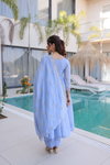 Ka 1239 Mal Chanderi With Beads Embroidery Work Gown With Bottom Dupatta